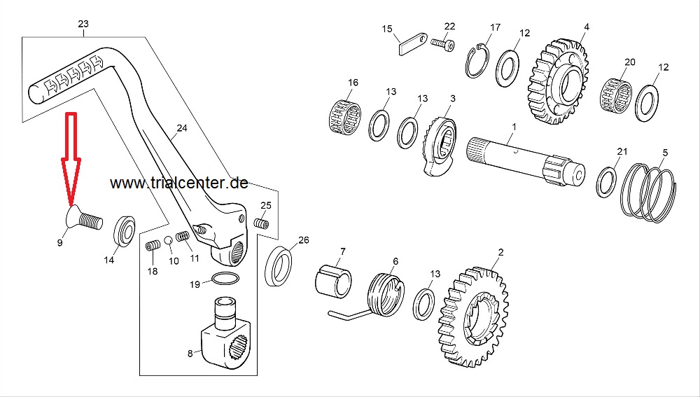 Kickstarter Schraube