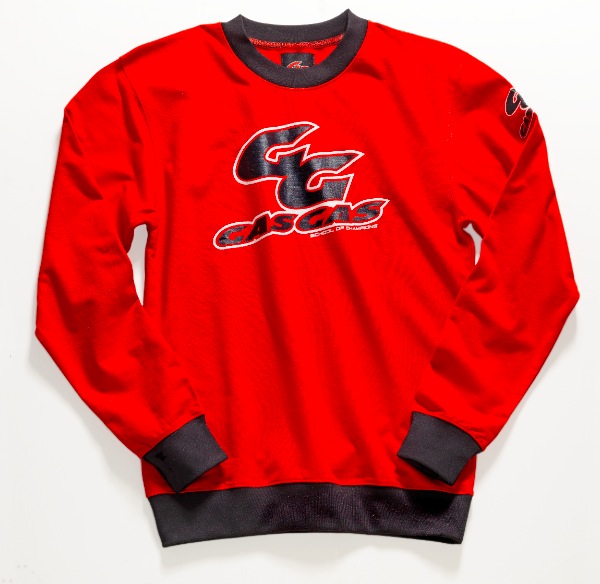Gasgas Sweatshirt by Jitsie Farbe: Rot