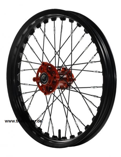 Jitsie Hinterrad  für Beta Evo  Bj. 09-17 in  Schwarz / Rot