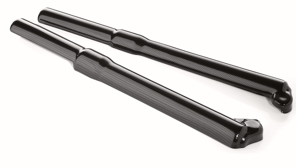Jitsie Gabelschuetzer für Sherco Plastik ( Carbonlook) lange Version