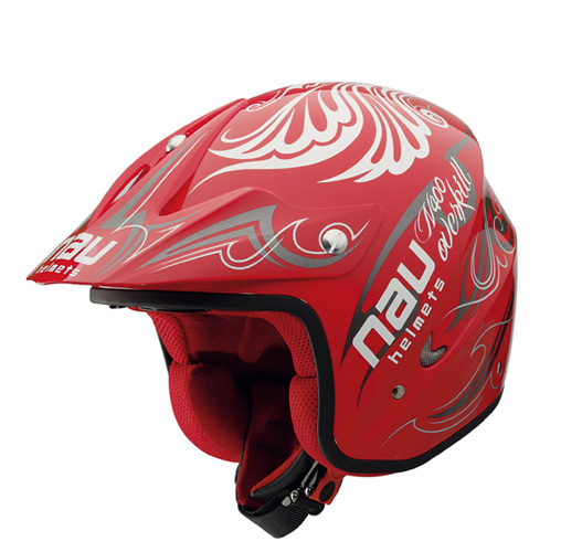 Nau Trial-Helm rot