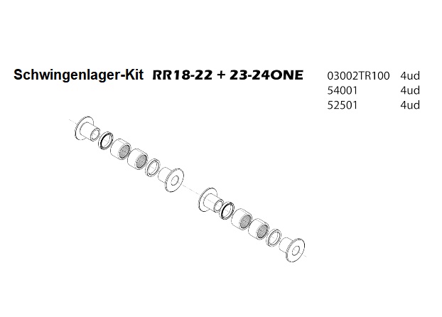 Schwingenlager-Kit